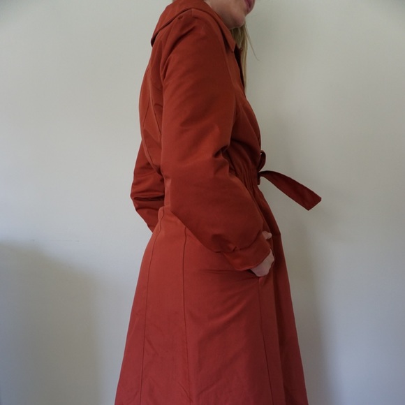 Vintage Trench Coat Contrast Lining - Picture 2 of 11